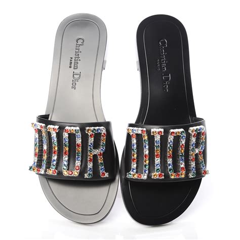 christian dior slides on sale|Christian Dior female slippers.